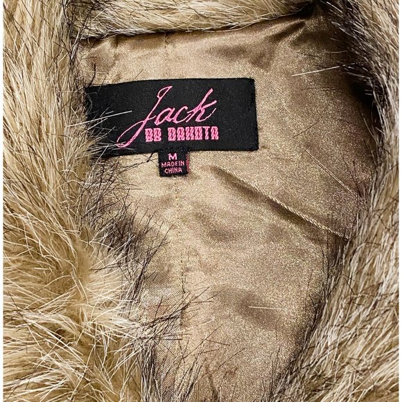SOLD Jack by BB Dakota Janika Faux Fur Vest Sz M - Picture 4 of 4